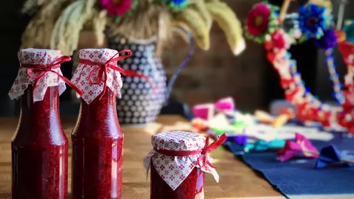 Konfitura z malin vegestyl