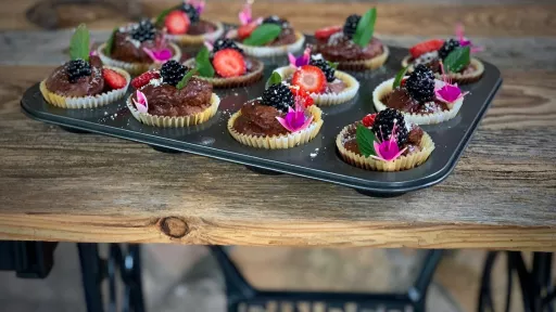 Muffinki czekoladowe vegestyl