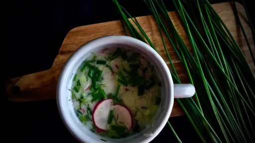 Chłodnik ogórkowo-rzodkiewkowy vegestyl